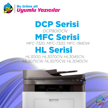 Brother DR210 Muadil Drum Ünitesi Kırmızı/ DR230 / DR240 , DCP-9010CN, HL-3040CN, HL-3070CW, MFC-9120CN, MFC-9320CW