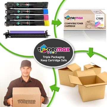 Xerox Versalink C7020-106R03747 Muadil Toner Kırmızı / C7025 / C7030