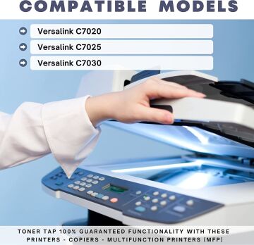 Xerox Versalink C7020-106R03747 Muadil Toner Kırmızı / C7025 / C7030