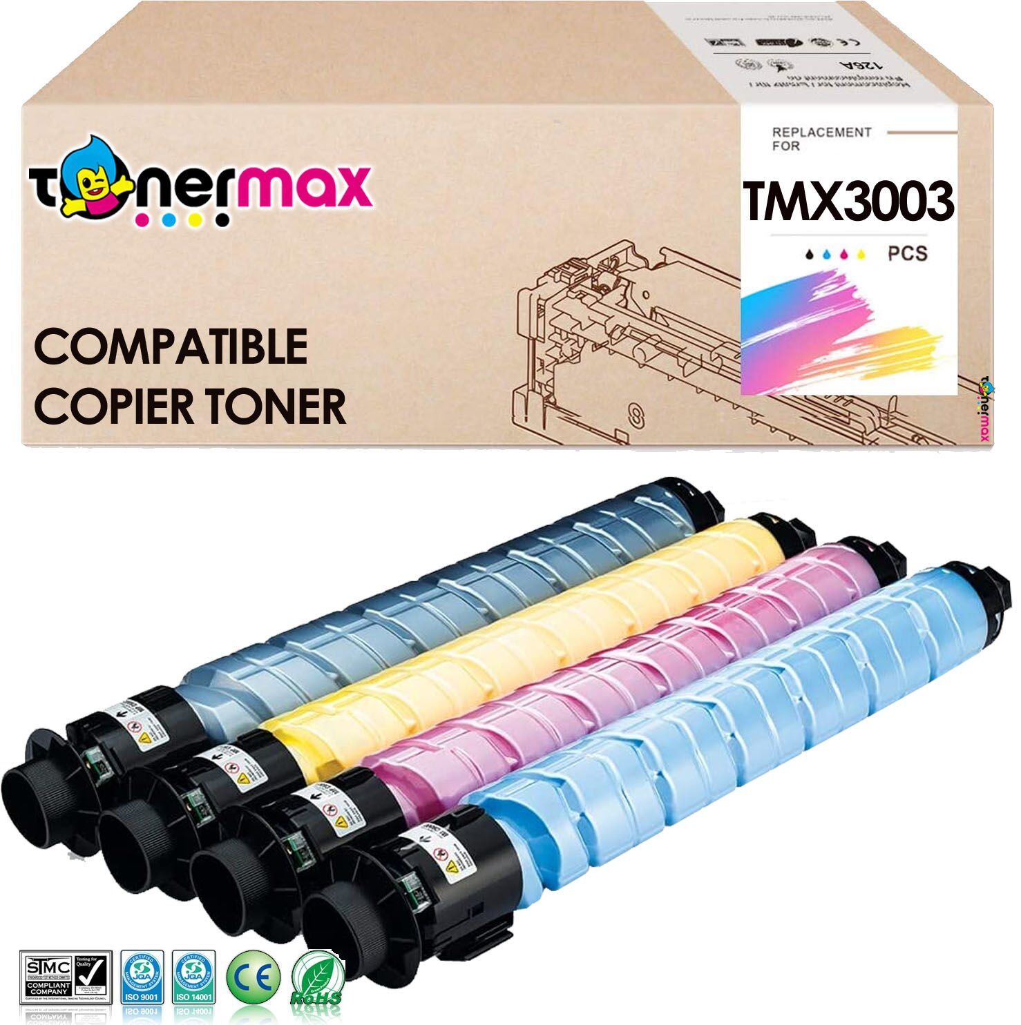 Ricoh Aficio MPC3003 Muadil Toner Set / MPC3004 / MPC3503 / MPC3504