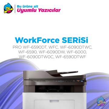 Epson T-9083 Magenta Muadil Kartuş - Yüksek Kapasiteli / Epson WorkForce Pro WF-6090DTWC/WF-6090D2TWC/WF-6590DWF/WF-6590DTWFC/WF-6590D2TWFC